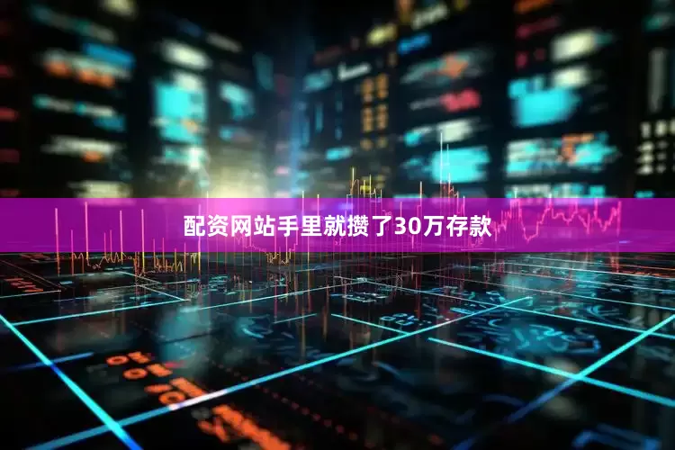 配资网站手里就攒了30万存款