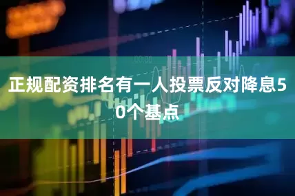 正规配资排名有一人投票反对降息50个基点